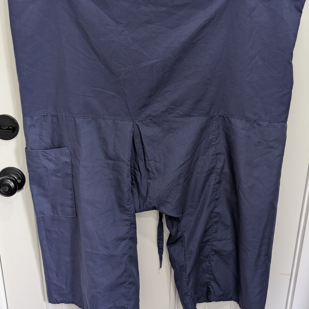 Navy Blue Unisex Thai Fisherman Trousers